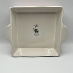 NEW Rae Dunn BAKER BOO Cooking Ghost 7"X7" Square Baking Dish